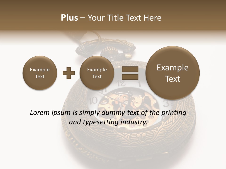 Cogs Ornate Minute PowerPoint Template
