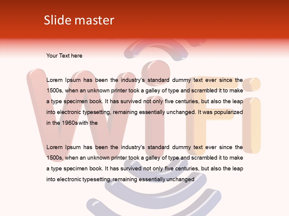 Info Symbol Laptop PowerPoint Template