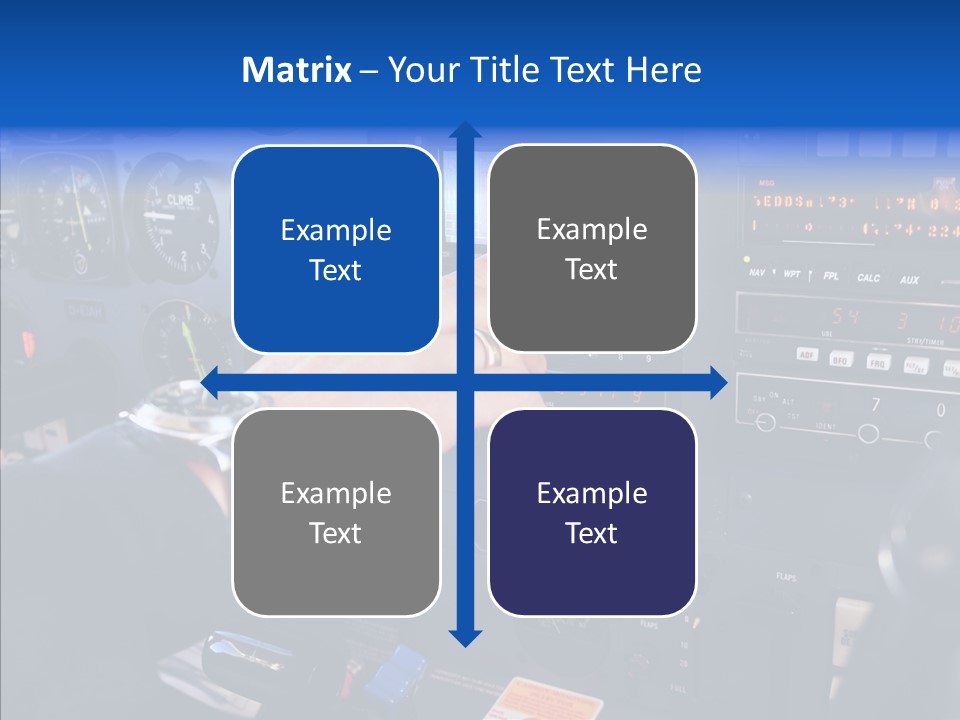 Pilot Airbus Jet PowerPoint Template