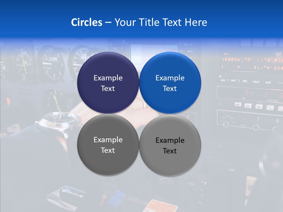 Pilot Airbus Jet PowerPoint Template