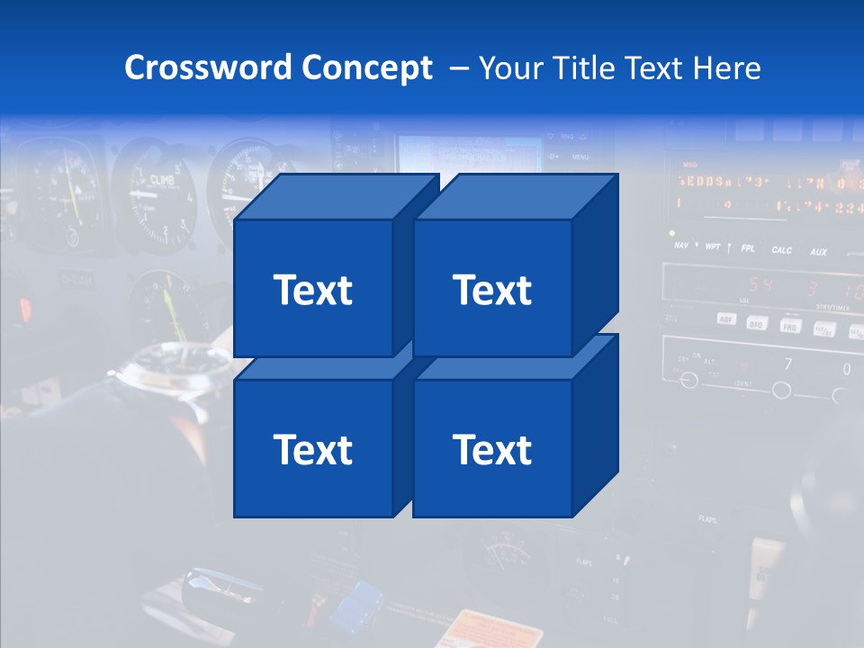 Pilot Airbus Jet PowerPoint Template
