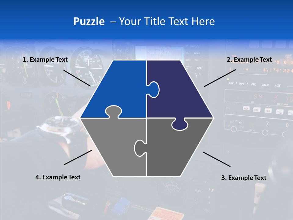 Pilot Airbus Jet PowerPoint Template