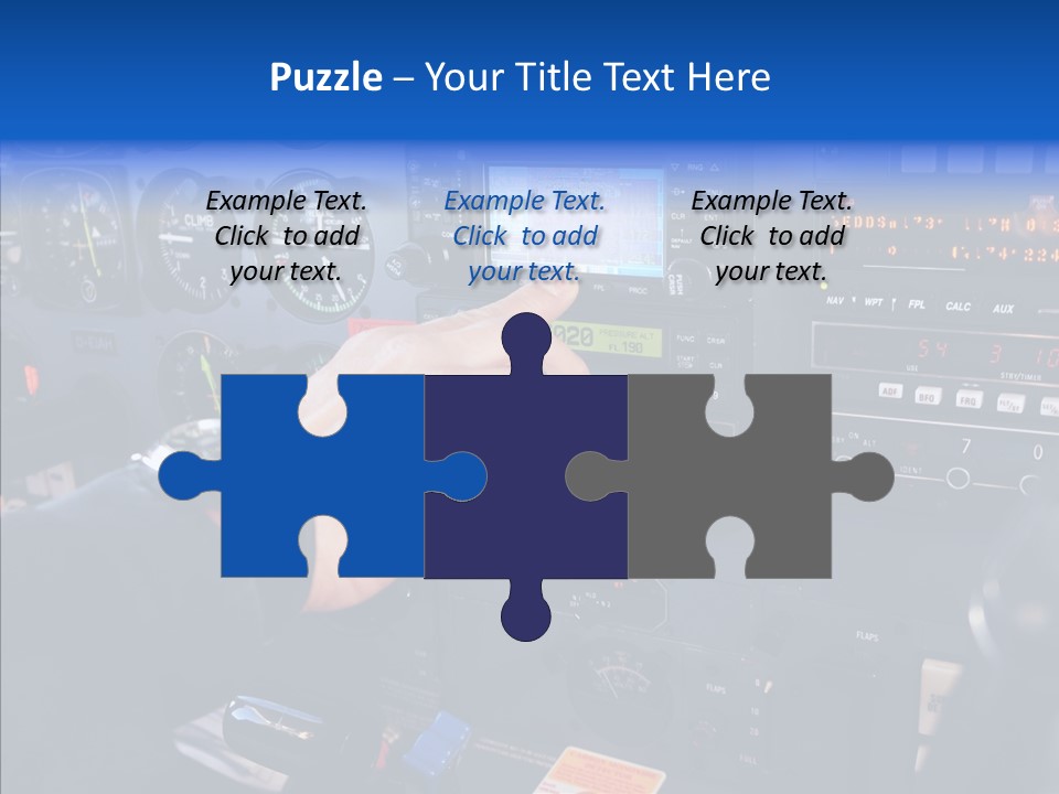 Pilot Airbus Jet PowerPoint Template