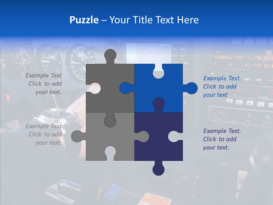 Pilot Airbus Jet PowerPoint Template