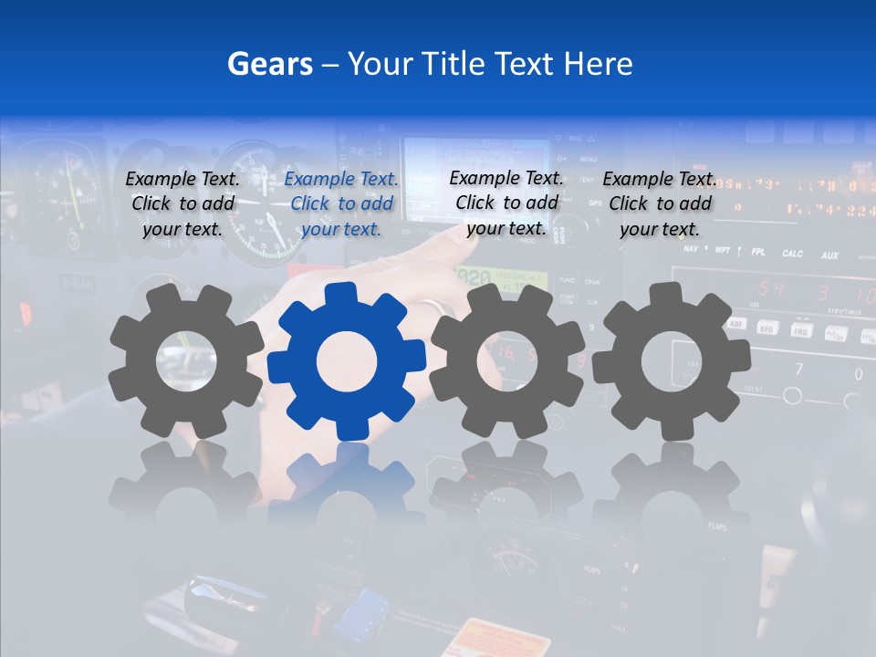 Pilot Airbus Jet PowerPoint Template
