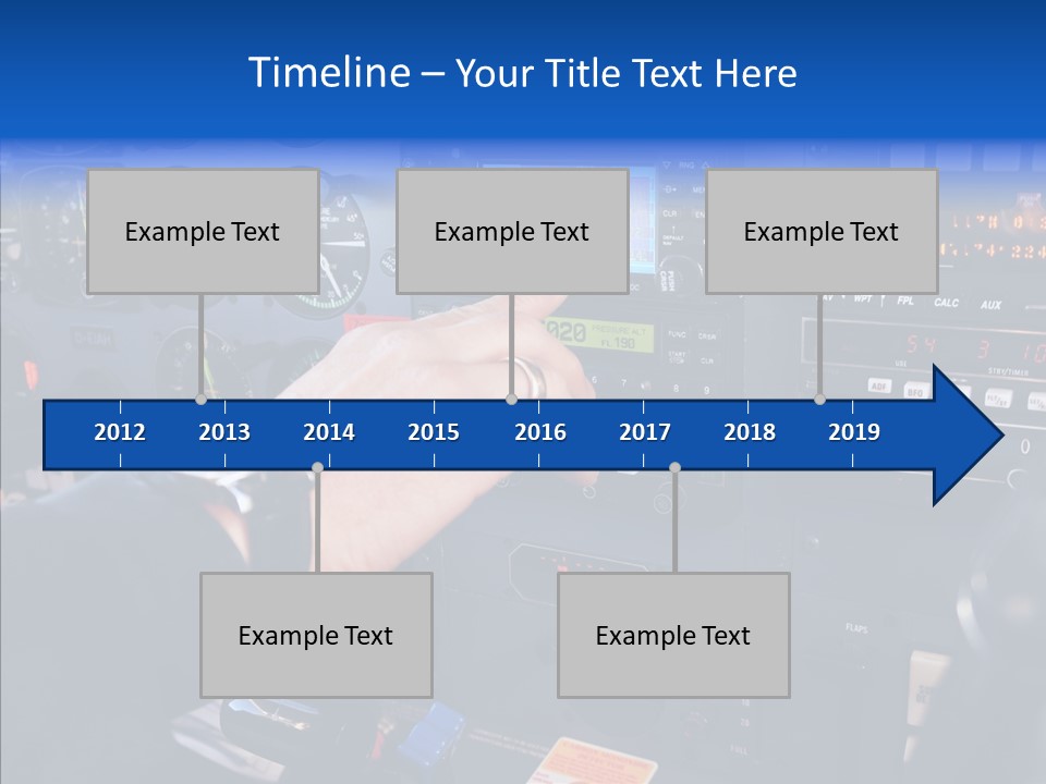 Pilot Airbus Jet PowerPoint Template