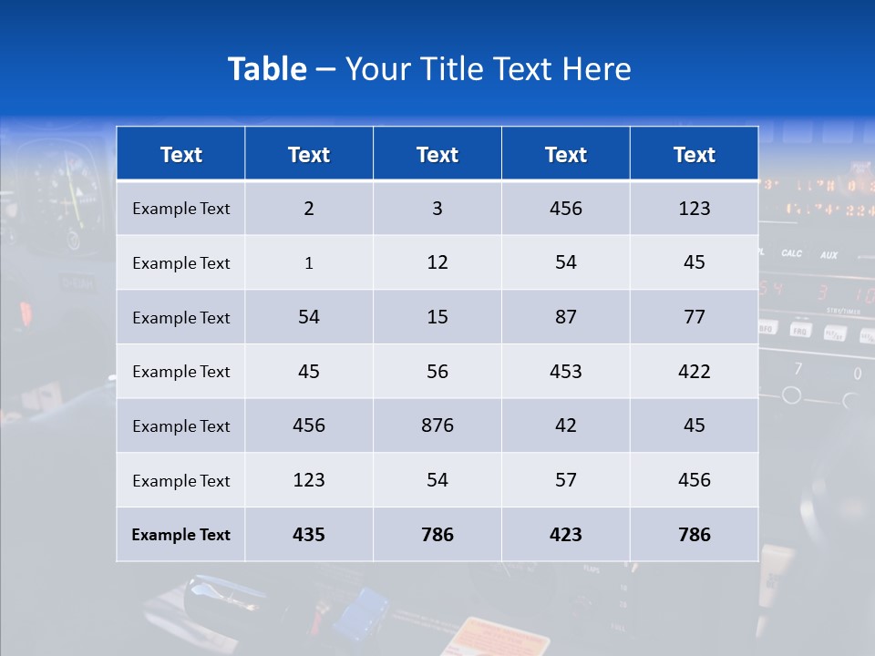Pilot Airbus Jet PowerPoint Template