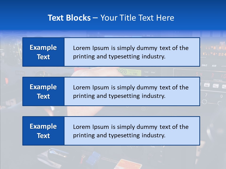Pilot Airbus Jet PowerPoint Template