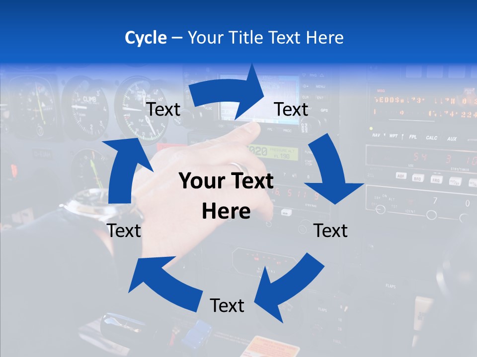 Pilot Airbus Jet PowerPoint Template