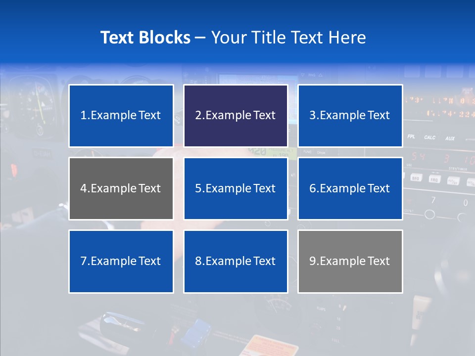 Pilot Airbus Jet PowerPoint Template