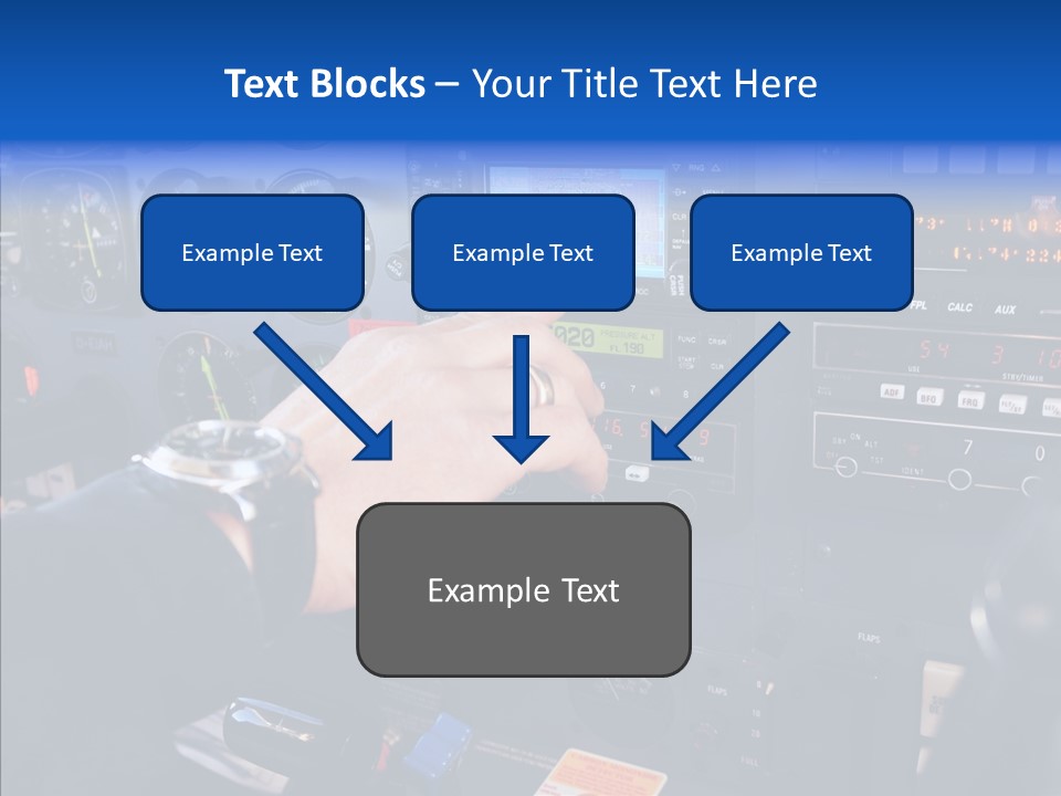 Pilot Airbus Jet PowerPoint Template
