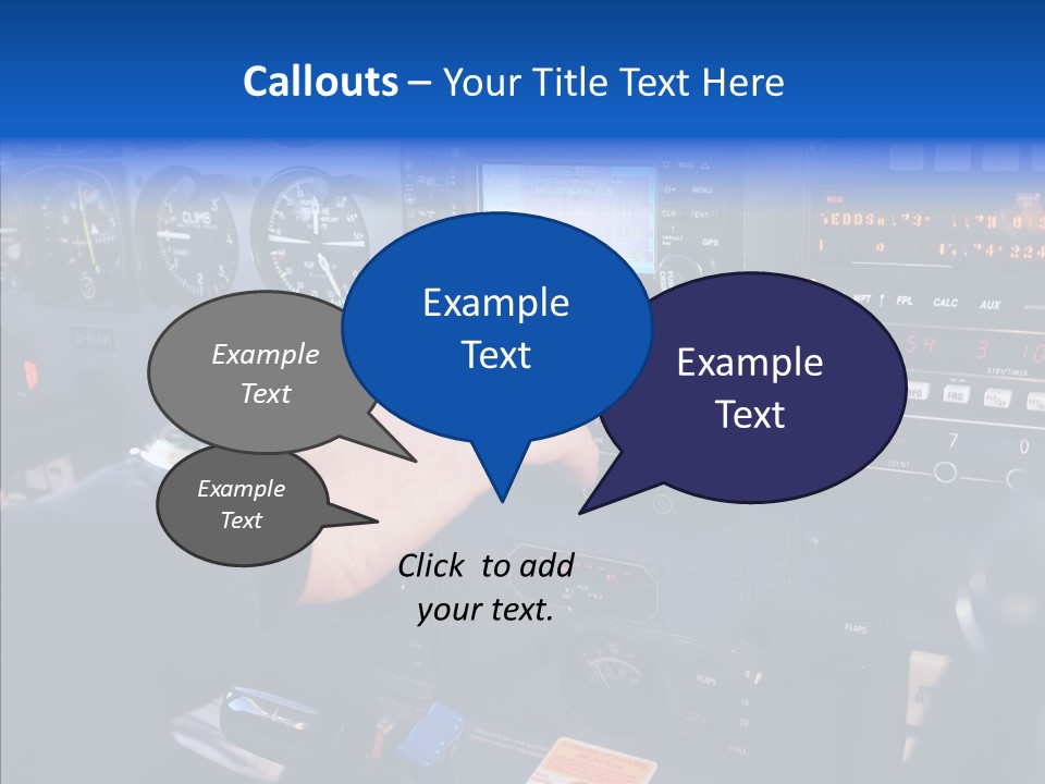 Pilot Airbus Jet PowerPoint Template
