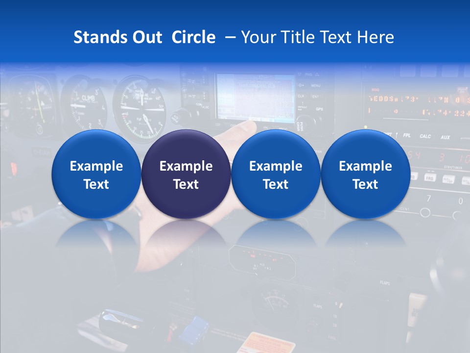Pilot Airbus Jet PowerPoint Template