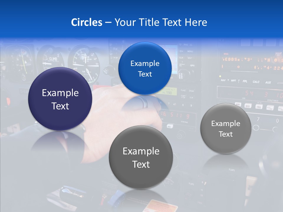 Pilot Airbus Jet PowerPoint Template
