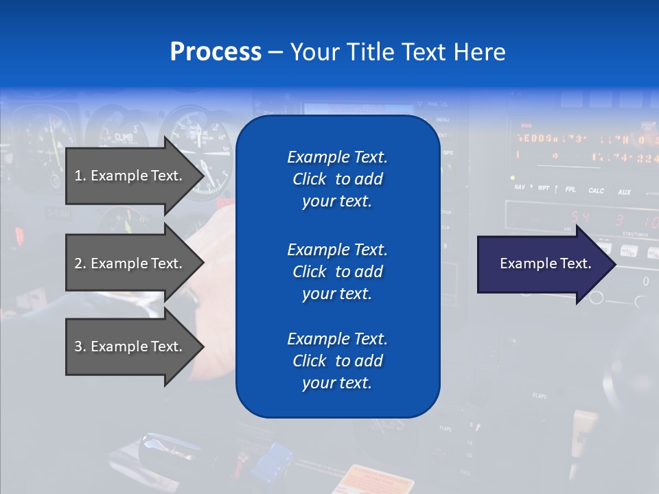 Pilot Airbus Jet PowerPoint Template