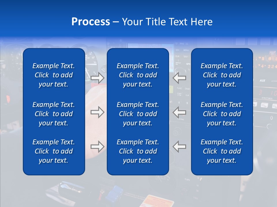Pilot Airbus Jet PowerPoint Template