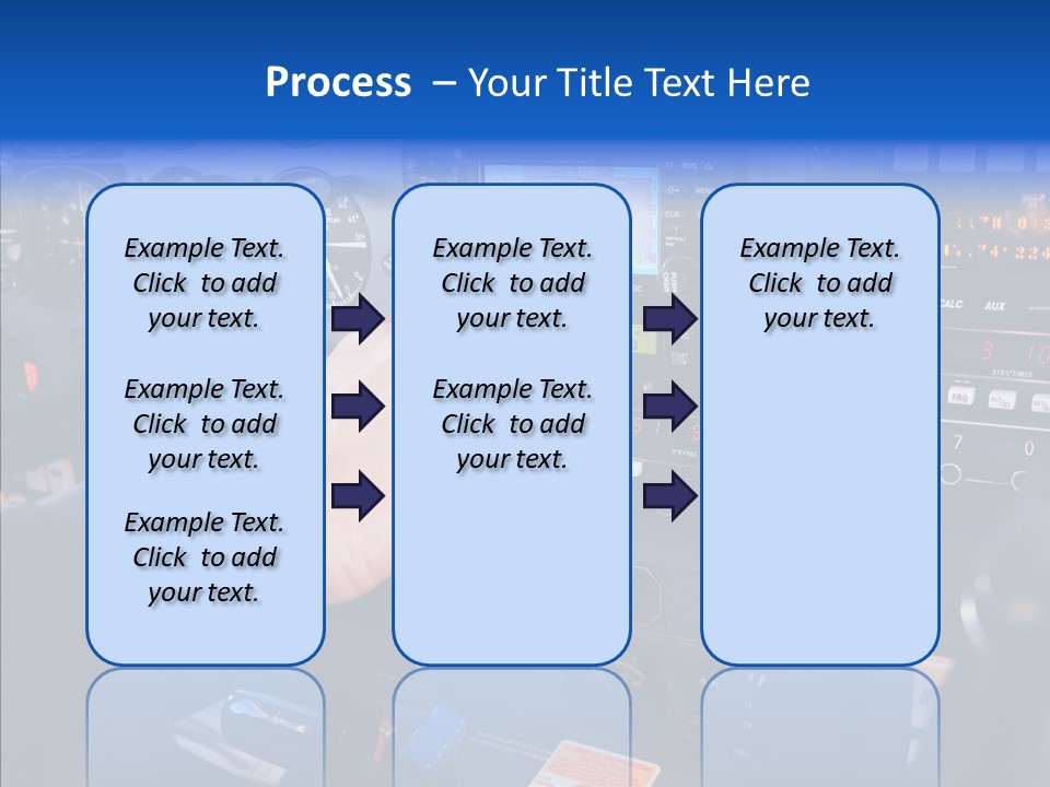Pilot Airbus Jet PowerPoint Template