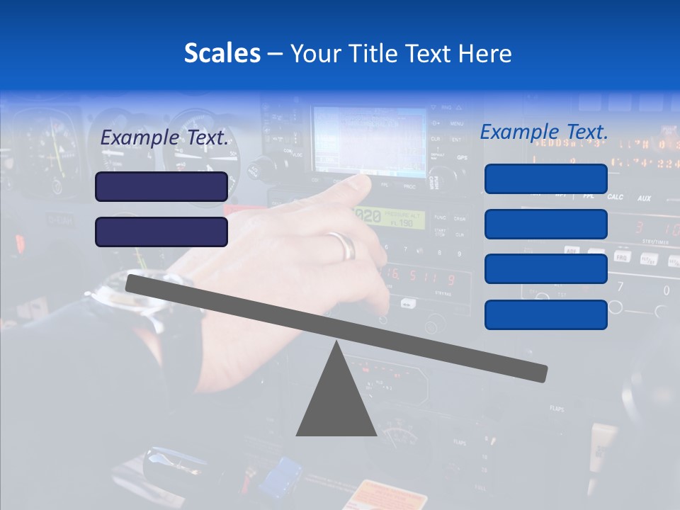 Pilot Airbus Jet PowerPoint Template