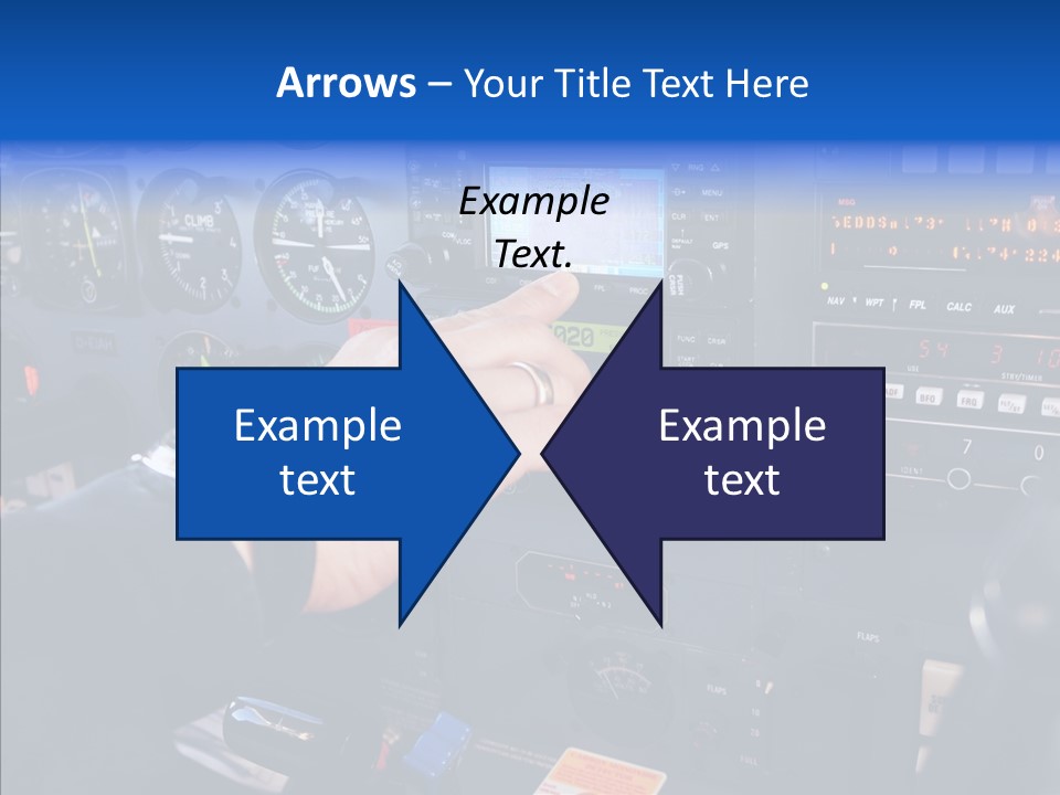 Pilot Airbus Jet PowerPoint Template