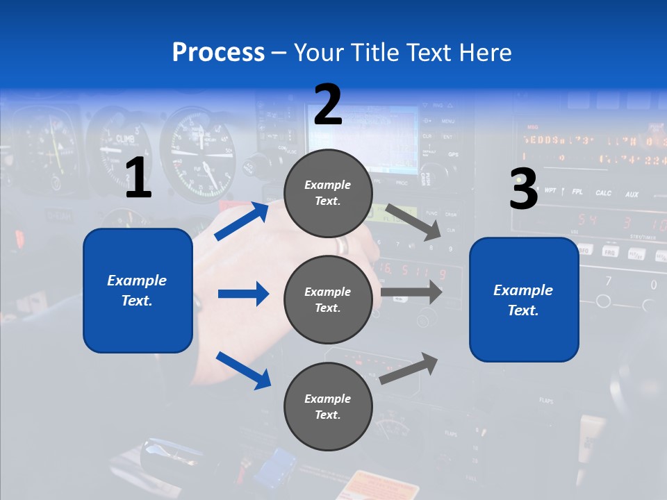 Pilot Airbus Jet PowerPoint Template