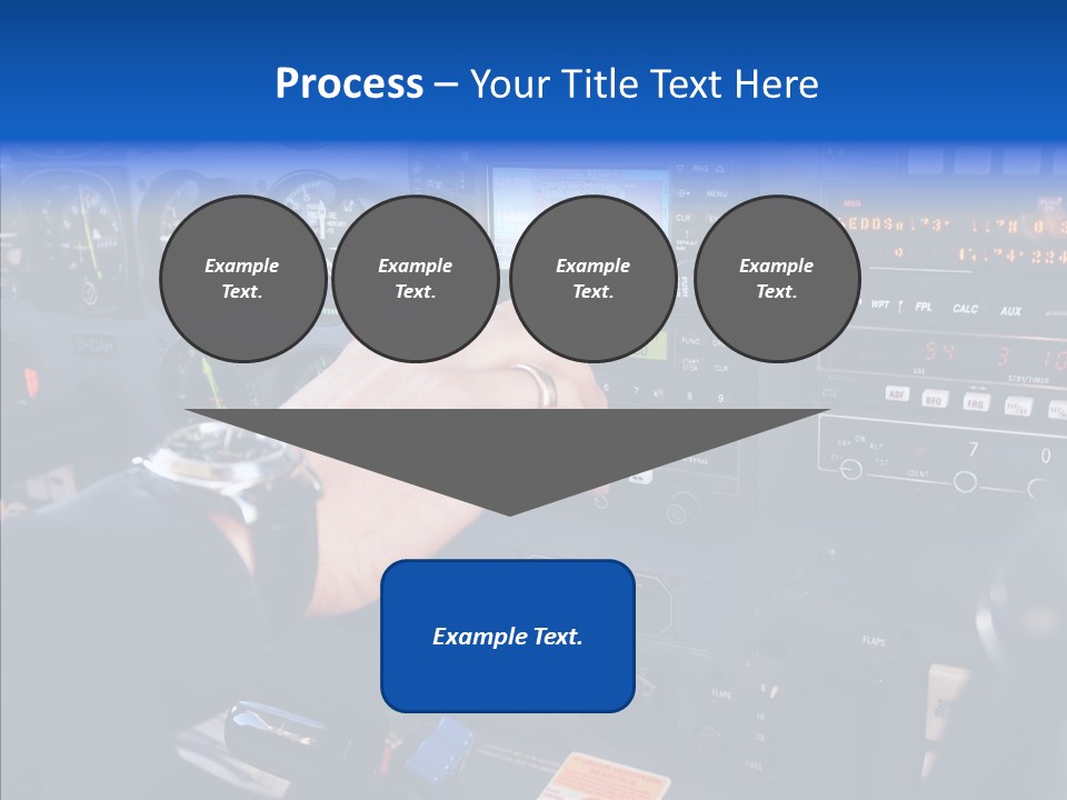 Pilot Airbus Jet PowerPoint Template