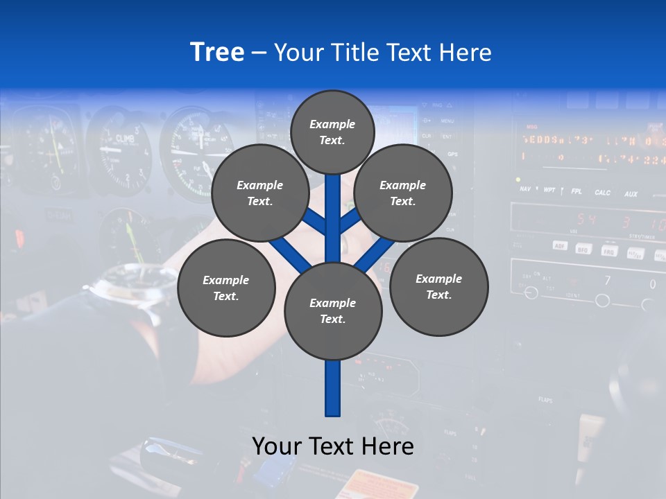 Pilot Airbus Jet PowerPoint Template