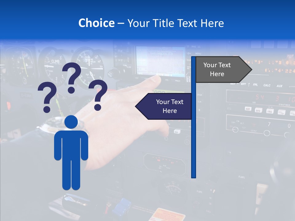 Pilot Airbus Jet PowerPoint Template