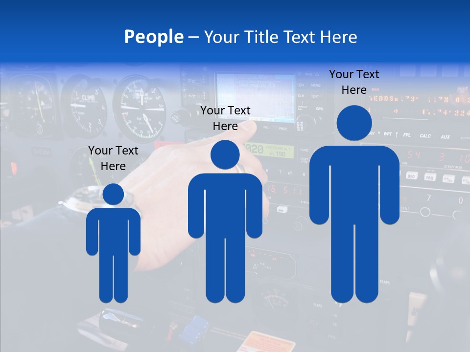 Pilot Airbus Jet PowerPoint Template