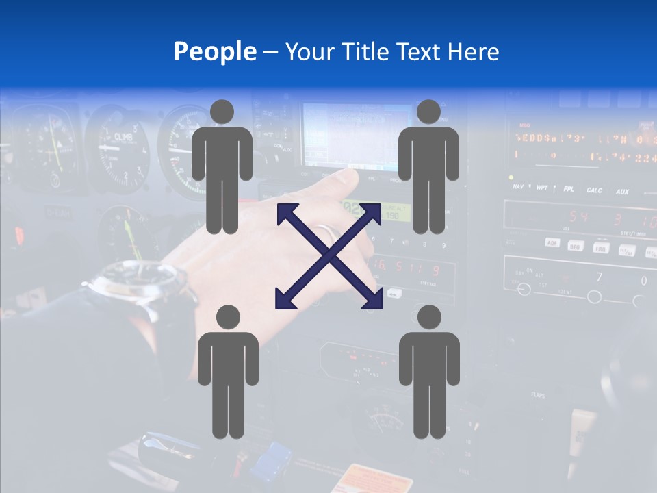 Pilot Airbus Jet PowerPoint Template