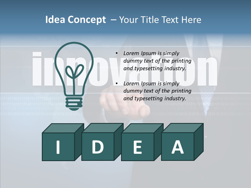 Corporate Conceptual Sentence PowerPoint Template