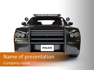 Shiny Cruiser Sport PowerPoint Template