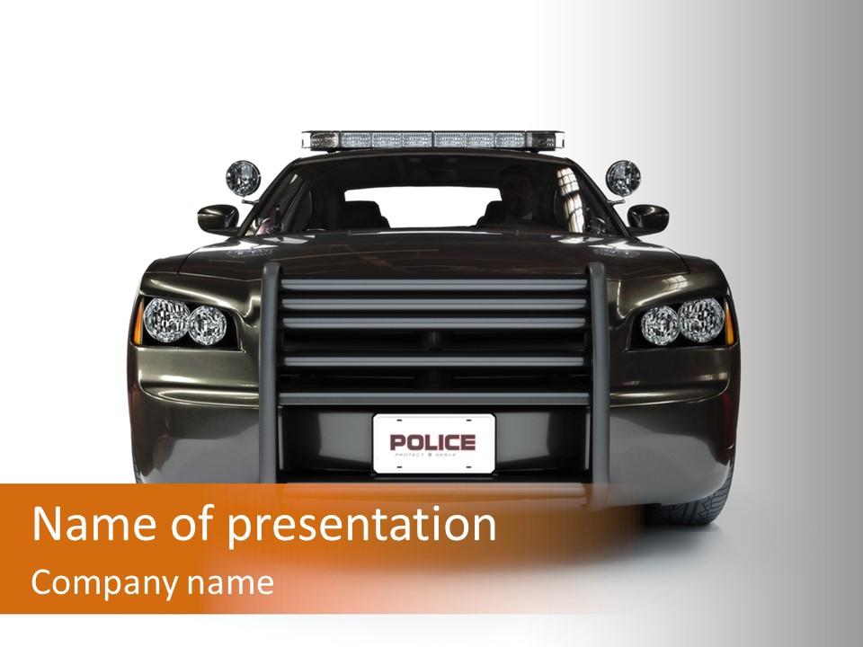 Shiny Cruiser Sport PowerPoint Template