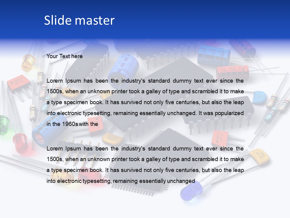 Electronic Pcb Controller PowerPoint Template