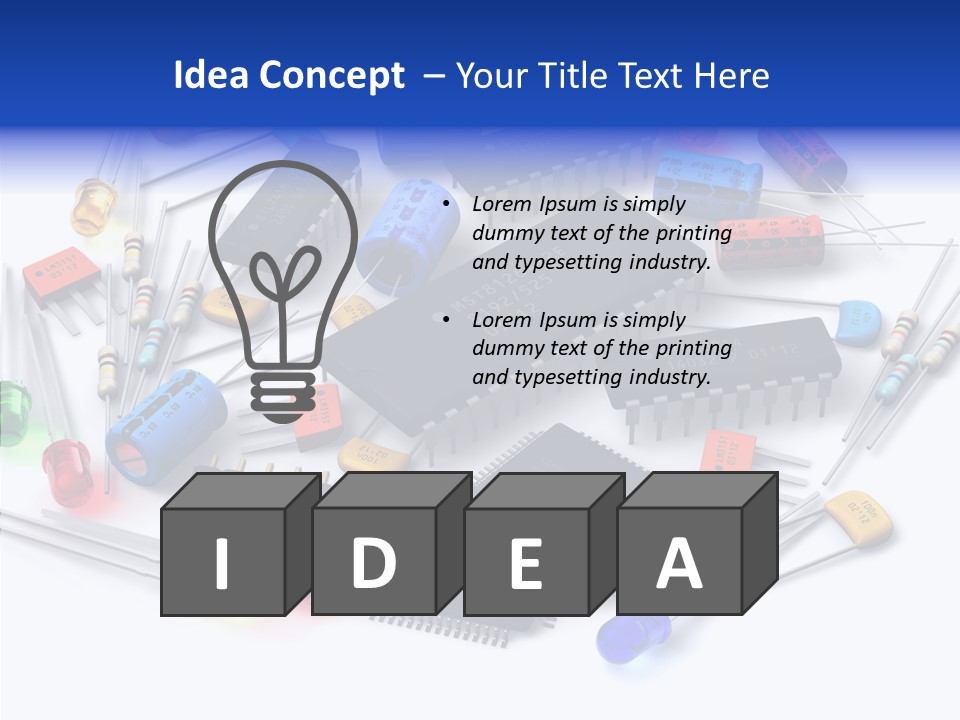 Electronic Pcb Controller PowerPoint Template