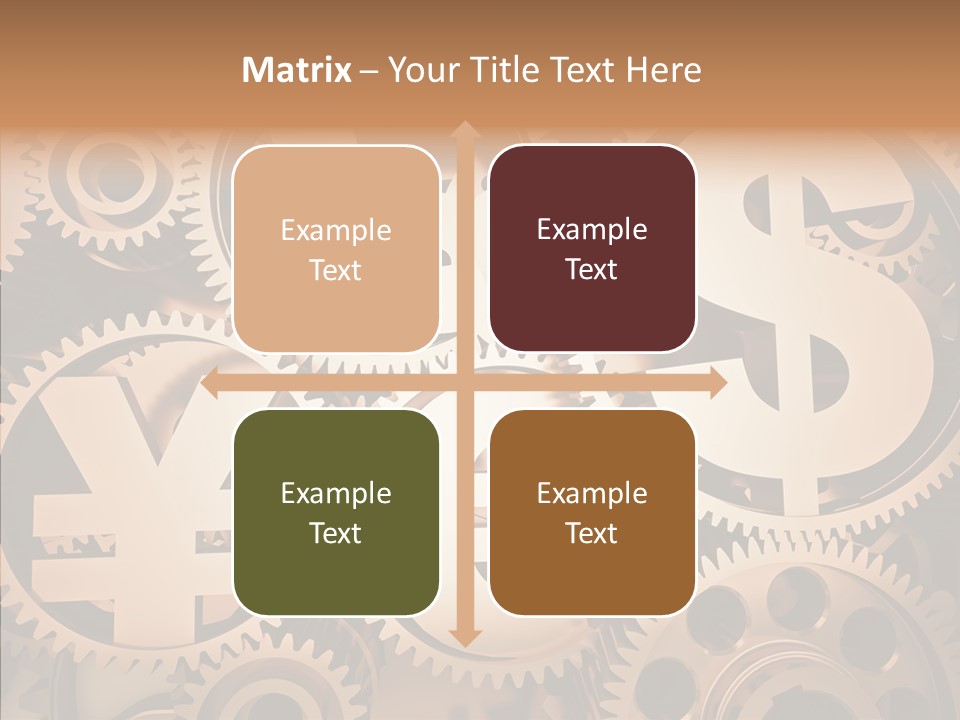 Clock Dealing Symbol PowerPoint Template
