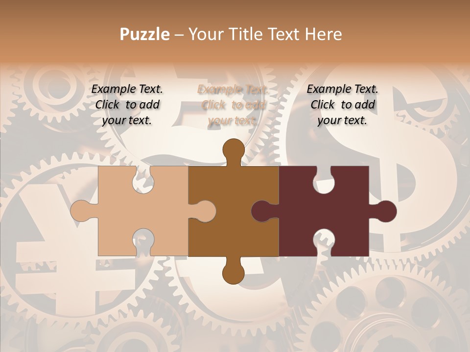 Clock Dealing Symbol PowerPoint Template