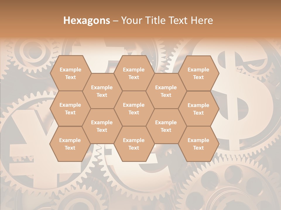 Clock Dealing Symbol PowerPoint Template
