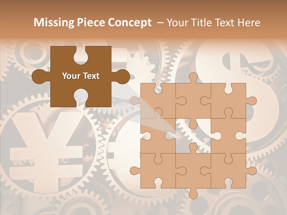 Clock Dealing Symbol PowerPoint Template