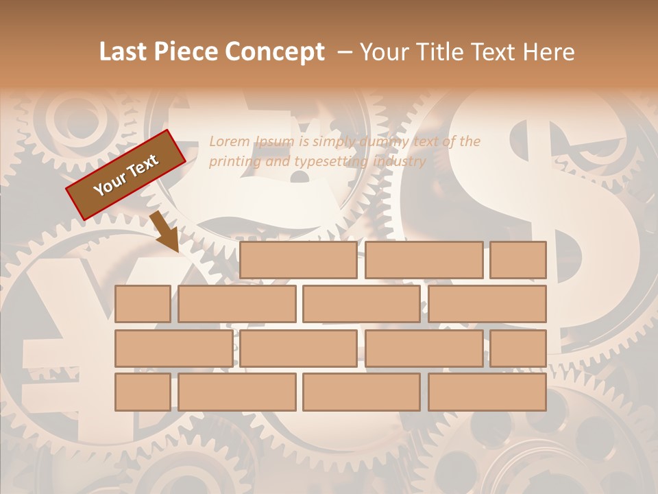 Clock Dealing Symbol PowerPoint Template