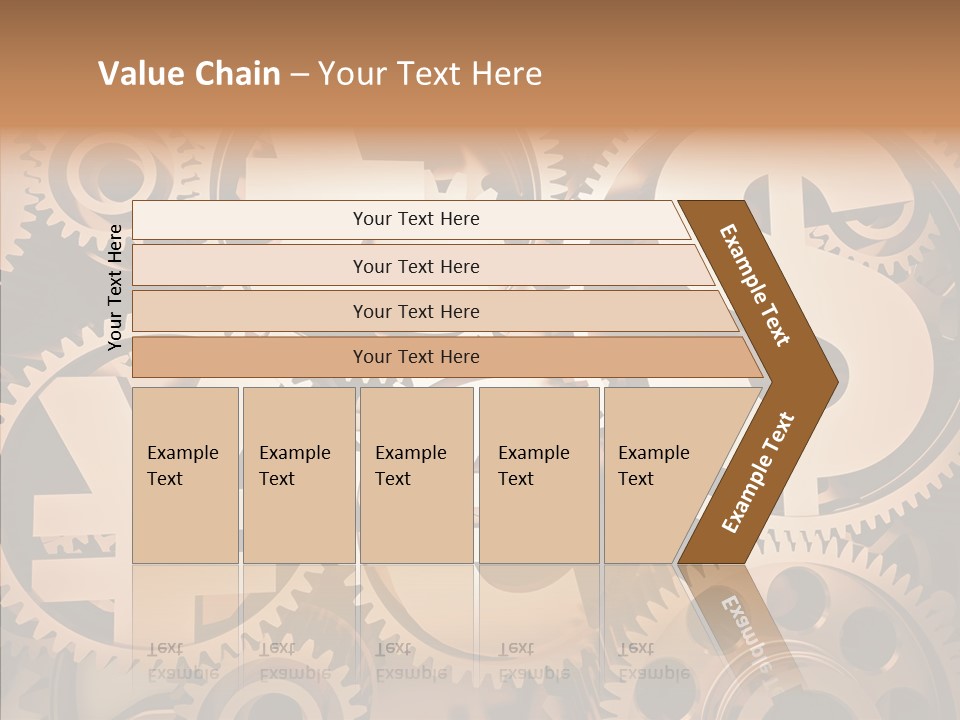 Clock Dealing Symbol PowerPoint Template