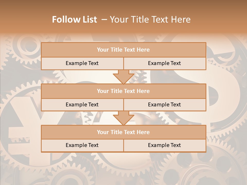 Clock Dealing Symbol PowerPoint Template