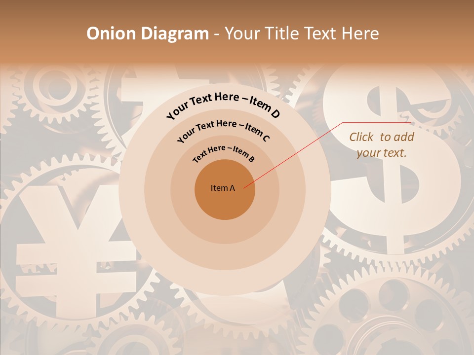 Clock Dealing Symbol PowerPoint Template