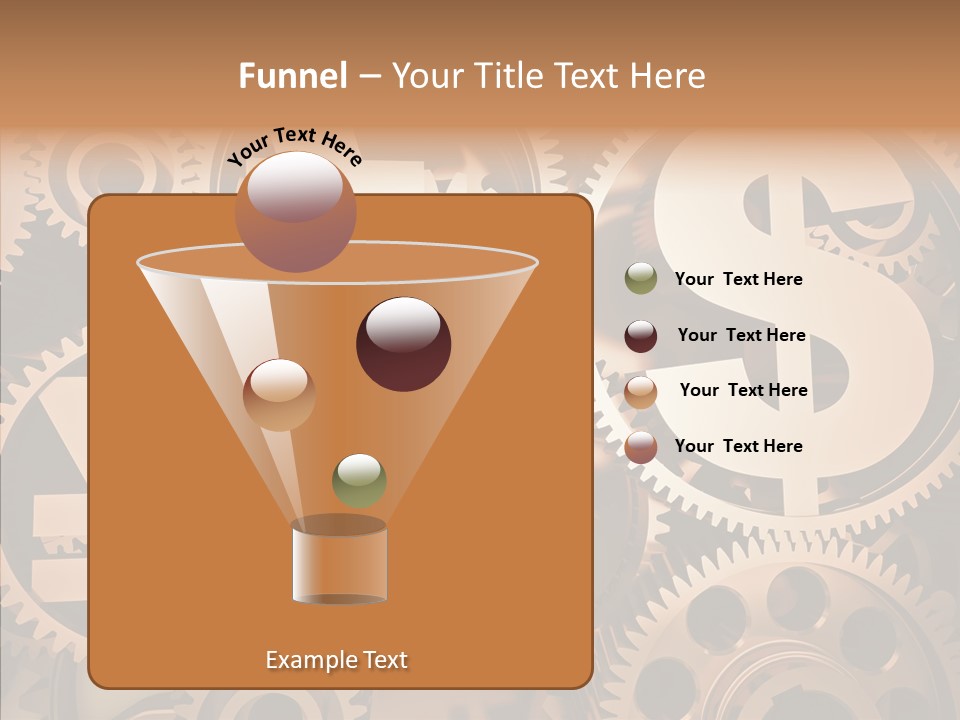 Clock Dealing Symbol PowerPoint Template