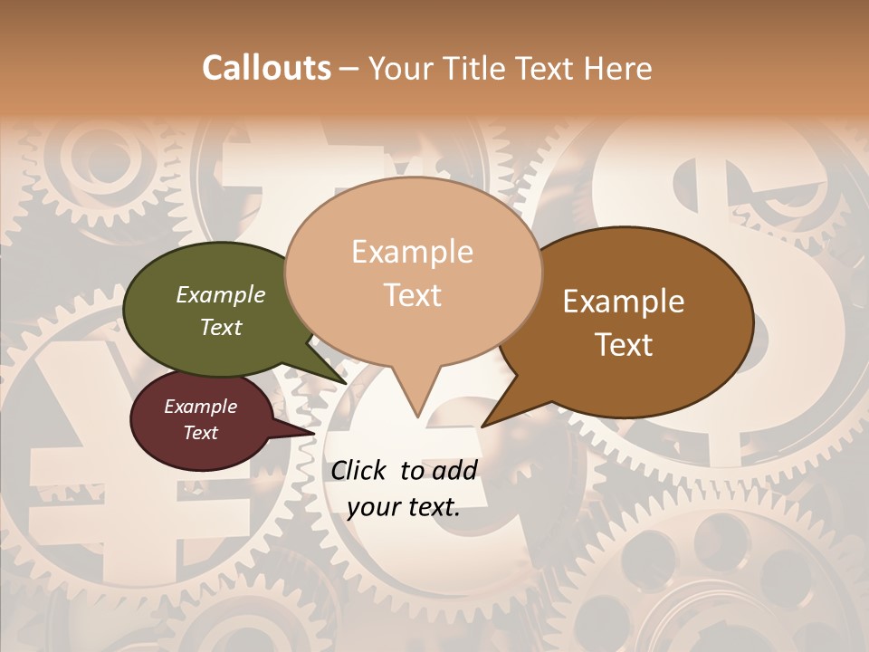 Clock Dealing Symbol PowerPoint Template