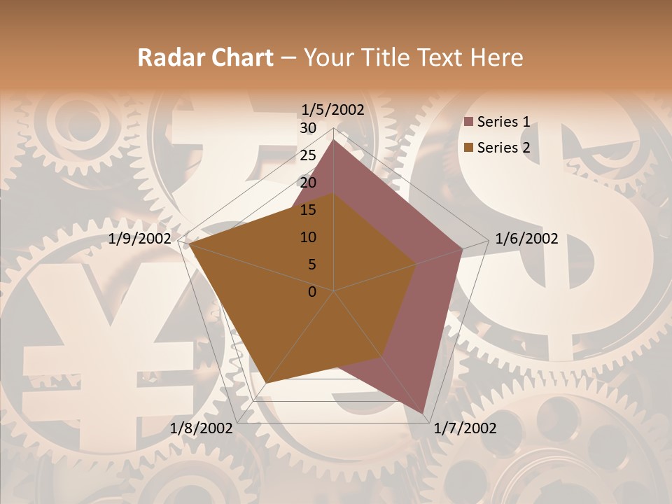 Clock Dealing Symbol PowerPoint Template