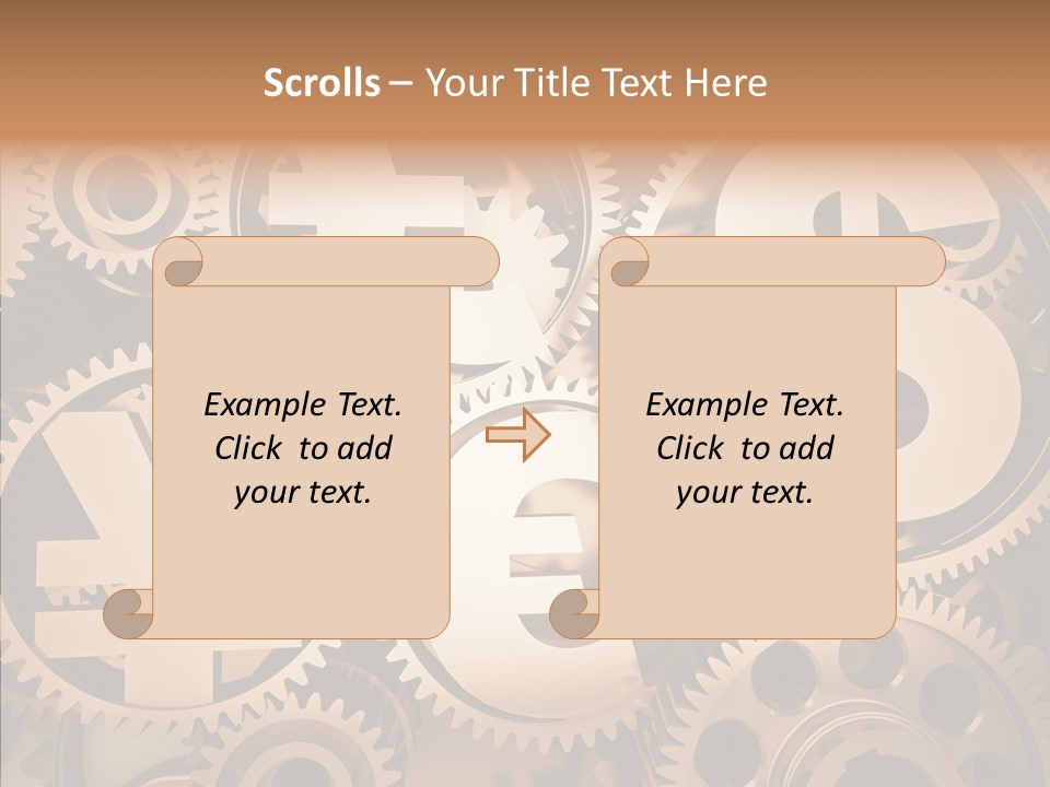 Clock Dealing Symbol PowerPoint Template