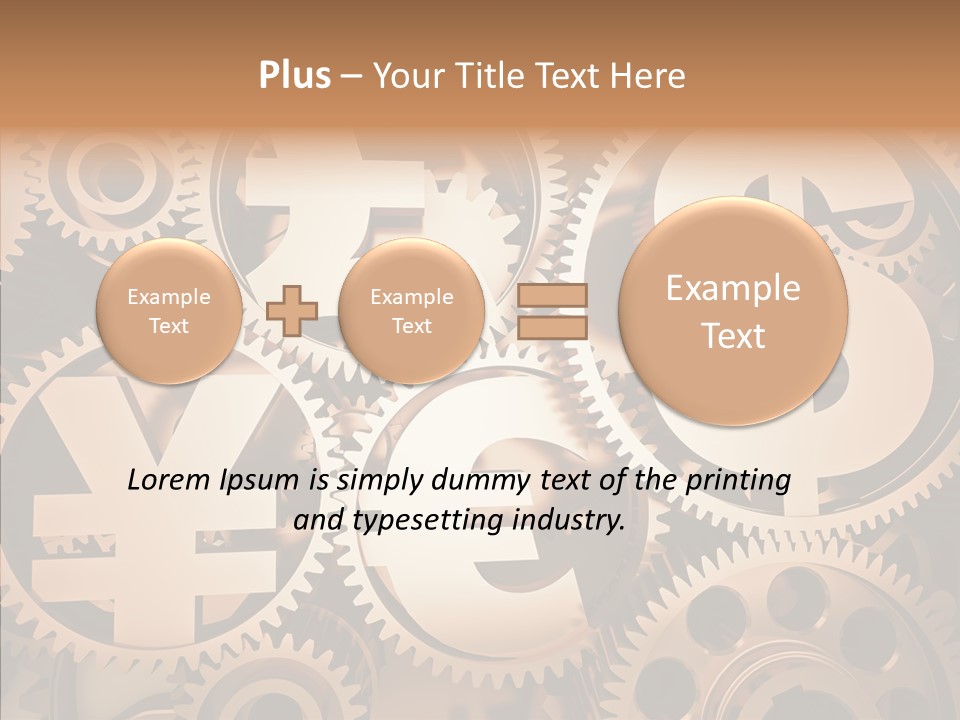 Clock Dealing Symbol PowerPoint Template