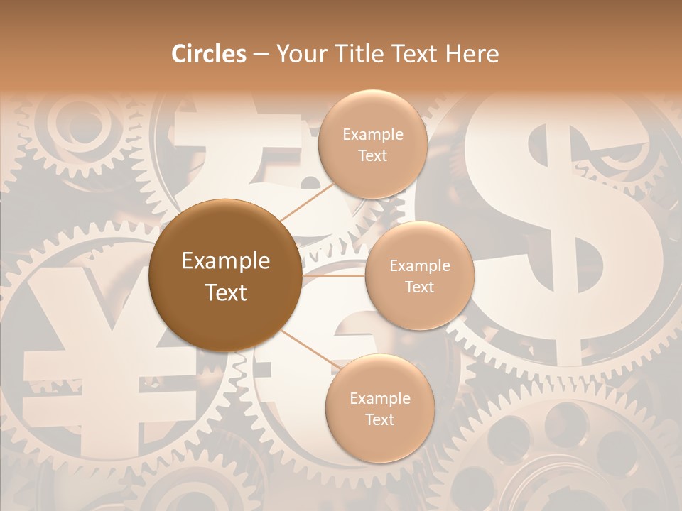 Clock Dealing Symbol PowerPoint Template