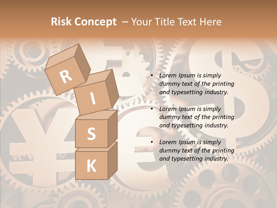 Clock Dealing Symbol PowerPoint Template