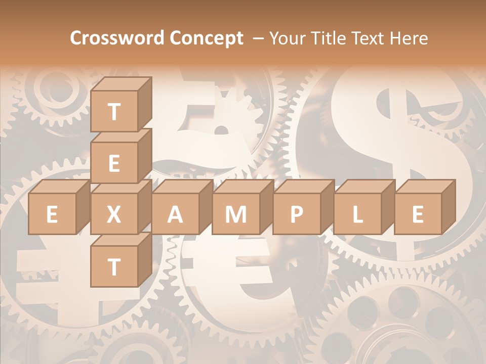 Clock Dealing Symbol PowerPoint Template